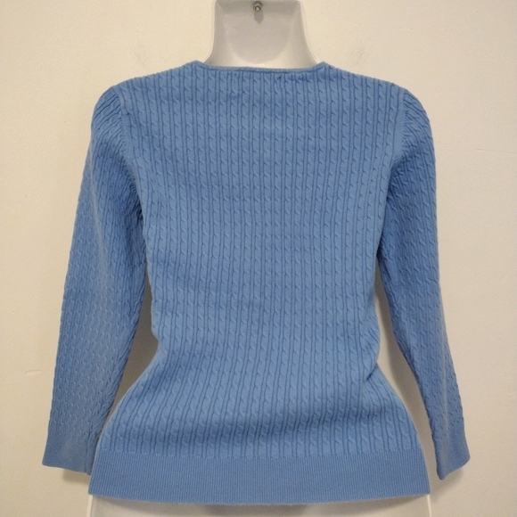 Karen Scott - Petites Rib-Knit Sweater - Picture 8 of 12